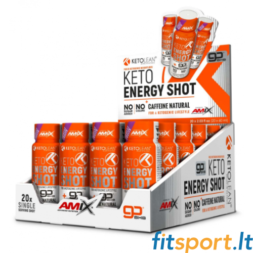 Amix KetoLean Keto goBHB Energy Shot 20 x 60 ml. 